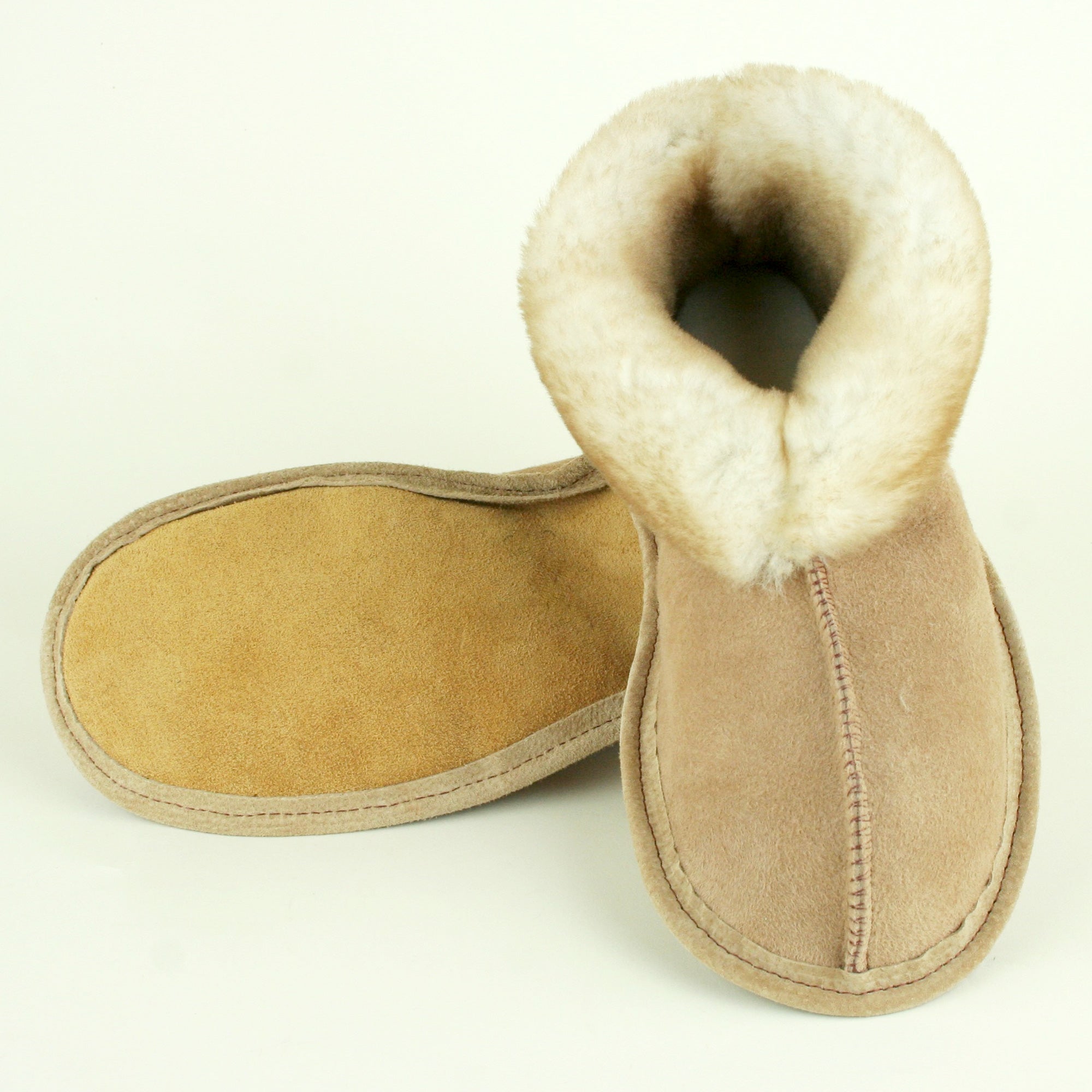 Sheepskin cheap slipper boots